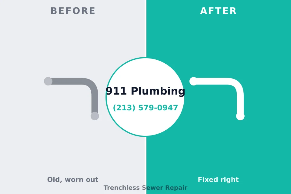 Before and after: plumbing repair Farmville, NC